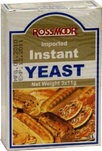 Rossmoor Imported Instant Yeast For Food, 3x11g, Weight 100 Gram