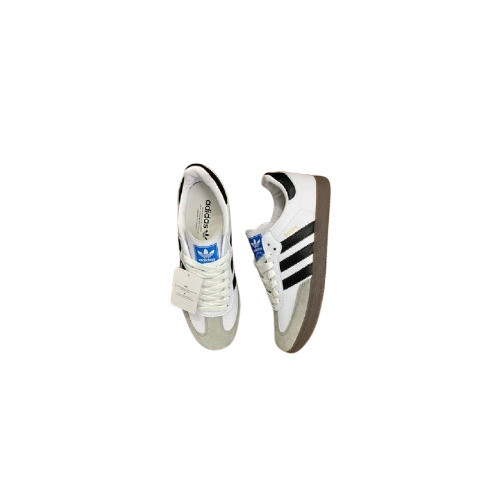 Mens Samba Casual Sports Shoes - Color: White