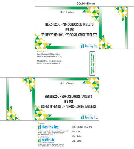 Benzhexol Tablets Bp 2 Mg