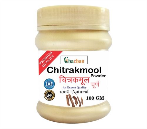 Chachan 100% Natural Premium Quality Chitrakmool Powder - 100gm