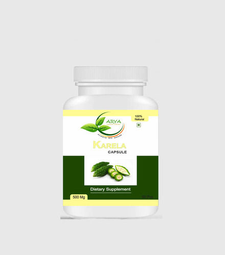 Ayurvedic Karela Capsule with 24 Months of Shelf Life