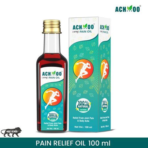 Achoo Ayurvedic Pain Oil 100ml - Get Fast Relief From All Types Of Body Pain