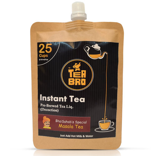 Ready To Drink Pre-Brewed Instant Tea Liquid 250ml Spout Pouch (Serves 25 Cups)