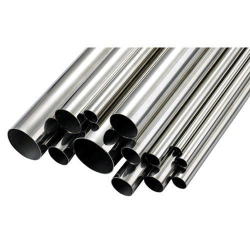 Silver Super Duplex Ss304 Stainless Steel Seamless Pipe For Curtains, 12 Feet