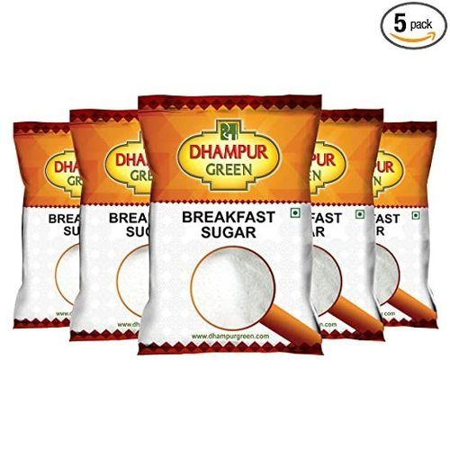 Sweet Sulphur And Preservatives-Free Dhampur Green White Breakfast Sugar, 500Gram Pouch