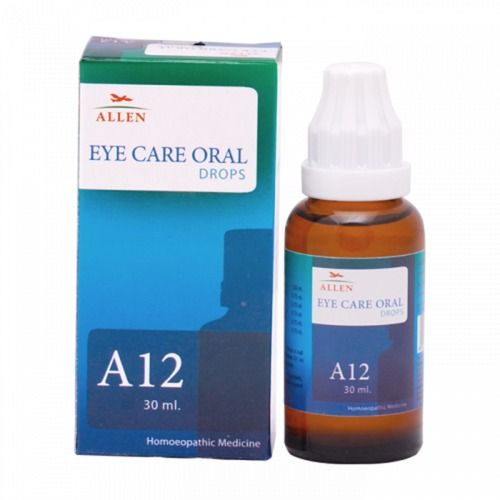 A12 Homeopathic Eye Care Oral Drops - 30 Ml Pack