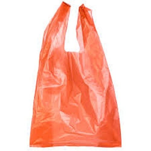 100% Recyclable Eco Friendly And Durable PVC Plastic Red Color Hand Carry Bags