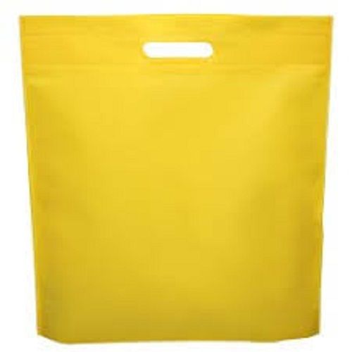 Non Woven Friendly And Durable Yellow Color Hand Carry Bags For Shopping