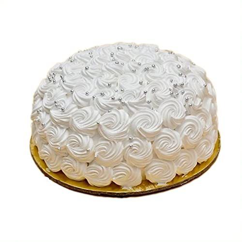 100% Pure And Fresh Vanilla Cake Half Kg Birthday And Anniversary Cake Shelf Life: 3 Days