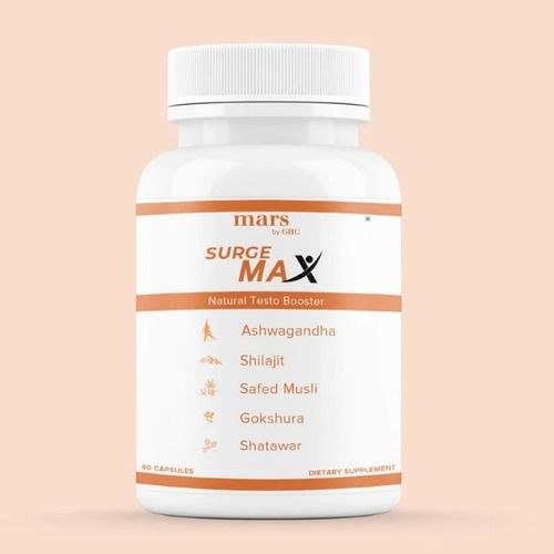 Ayurvedic Tablets Surge Max Natural Booster, 60 Capsules