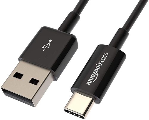 3 Feet Black Color Basics USB Cable Type-C To Usb-A 2.0 Male Charger Cable