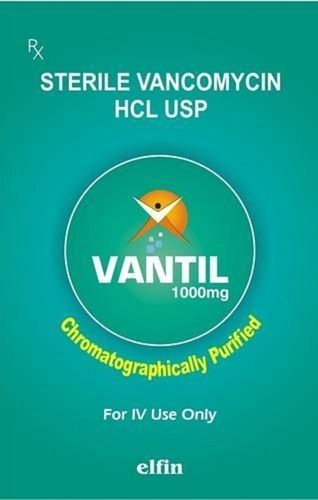 Chromatographically Purified Sterile Vancomycin Hcl Injection Usp 1000 Mg
