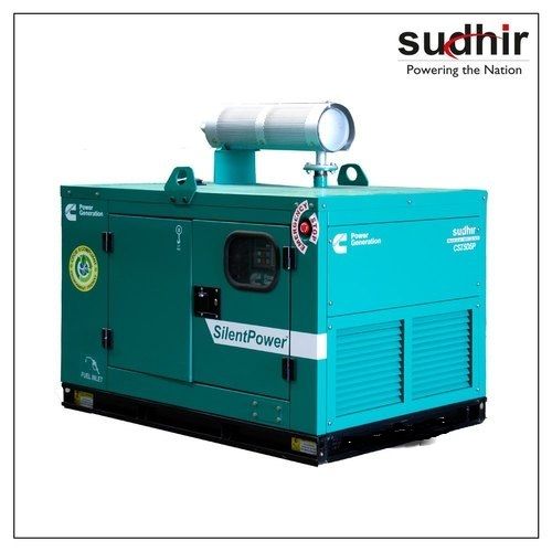 Green Commercial Soundproof 50 Hz Sudhir 62.5 Kva Cummins Diesel Generator Set