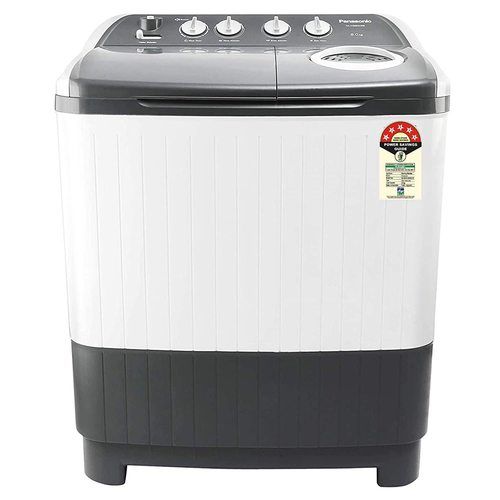 Grey Color Powerful Motor 8 Kg 5 Star Semi-Automatic Top Loading Washing Machine 