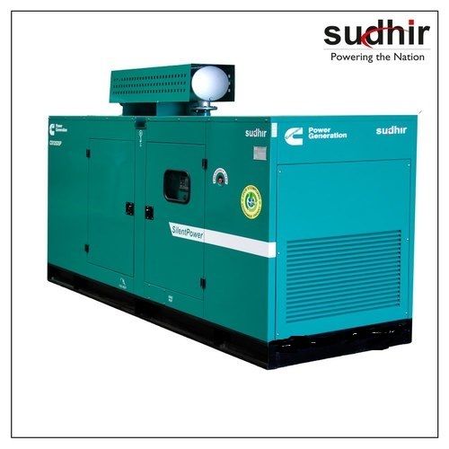 Green High Fuel Efficient Sudhir Three Phase 7.5 Kva Commercial Diesel Generator