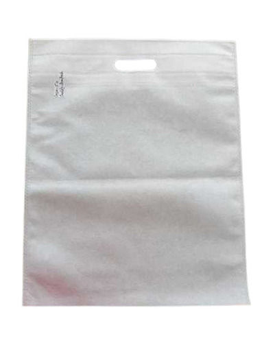 Easy to Carry Light Weighted Single Compartment Plain Non-Woven D Cut Carry Bags