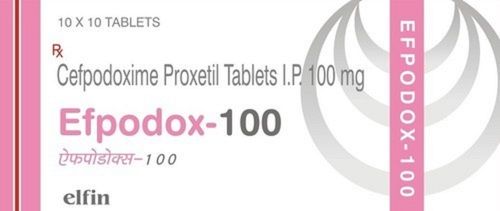 Efpodox-100 Cefpodoxim Proxetil Tablet Ip 100 Mg - 10x10 ब्लिस्टर पैक