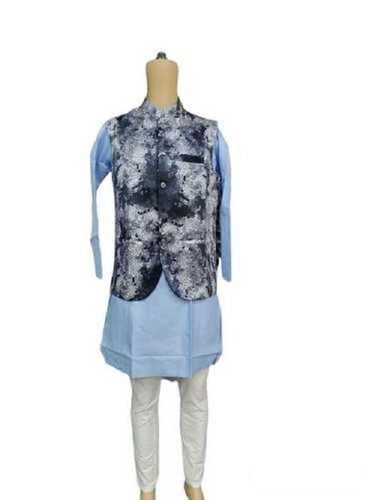 Buy Black Exclusive Readymade Banarasi Silk Kurta Pajama With Jacket |  Kurta Pajama