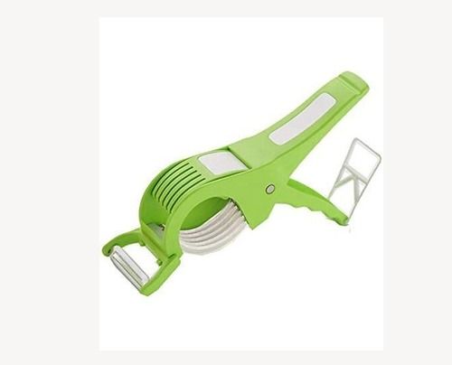 Green Color 5 Blades 2 In 1 Vegetable And Fruit Cutter