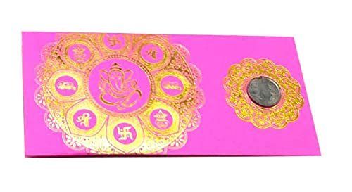 Pink Color Printed Neo Craft Shagun Envelope For Wedding, Marriage Anniversary, Engagement