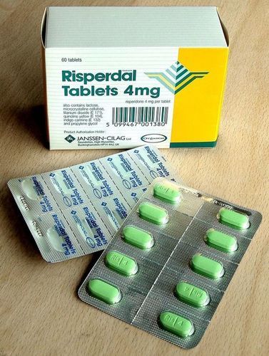 Risperdal Tablets 4Mg (Pack Size 60 Tablets) General Medicines