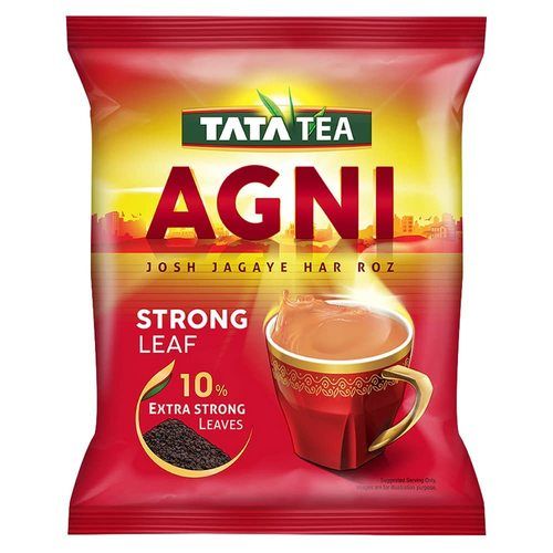 Tata Tea Agni Special Blend Tea With 10% Extra Strong Leaves, 500g Pack