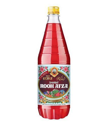 Hamdard Dawakhana Rooh Afza Sharbat Syrup Flavor Iced Water, 1.5 Liter Alcohol Content (%): 0%