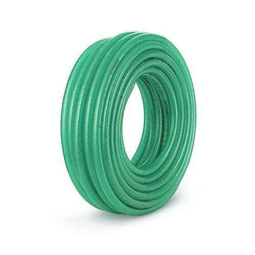 Weather Resistance Leak Resistance 3/4 Inch Green PVC Braided Fire Hose Pipe (15 Meter)