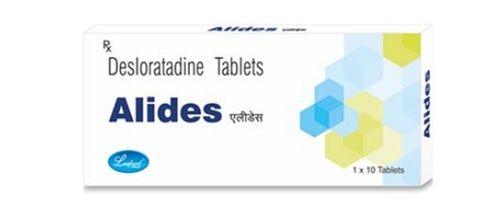 Alides Desloratadine 5 Mg Antihistamine Tablets, 1x10 Blister Pack