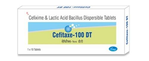 Cefitaxe-100 Dt Cefixime And Lactic Acid Bacillus Antibiotic Tablets, 1x10 Blister Pack