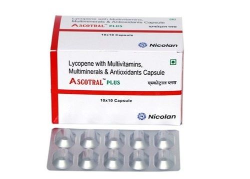 Ascotral Plus Lycopene With Multivitamin, Multimineral And Antioxidant Capsules