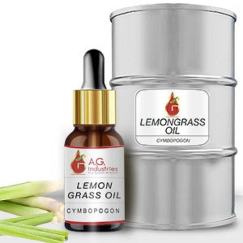 Steam Distilled Lemongrass Essential Oil (Cymbopogon) For Medicinal Use