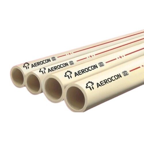 White Colored Aerocon Pipes For Plumbing