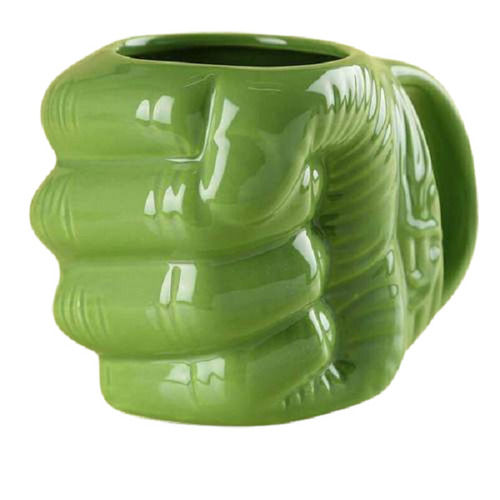 Green Hulk Fist Avengers Superhero 3D Sculpted Tea Coffee Mug