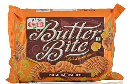 Healthy And Nutritious Sweet And Crispy Round Butter Bite Biscuits