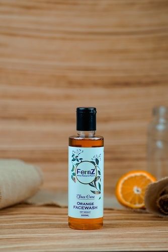 Orange Face Wash With Glycerin, Cocamidopropyl Betaine And Essential Oil
