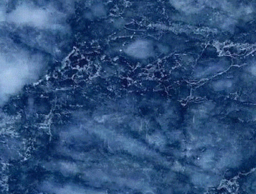 12mm Thickness Distinctive Look Blue Color Vitrified Colored Marble
