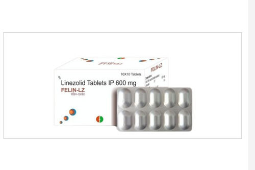 600Mg Felin-Lz, Linezolid Tablets Ip, Antibiotic Medicine Used In The Treatment Of Severe Bacterial Infections Storage: Dry Place