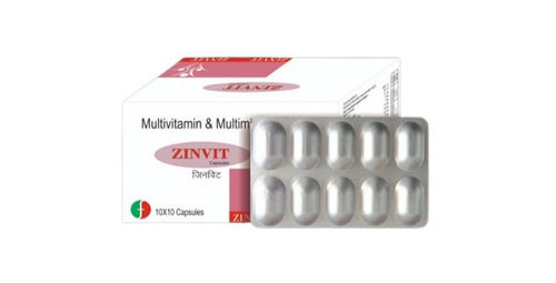 Zinvit, Multivitamin Tablets, Used To Treat Vitamin Deficiencies General Medicines