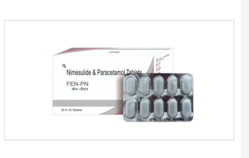 Nimesulide And Paracetamol Tablets, Pack Of 20x10 Tablets 