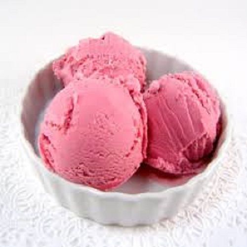Delicious And Mouth Watering Strawberry Flavor Ice Cream Creamy Taste