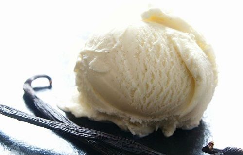 Delicious And Yummy Vanilla Flavored Creamy Filled Ice Cream Cool In Summer