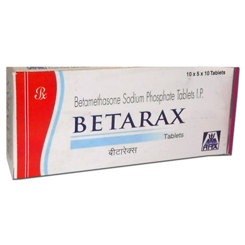 Betomethasone Sodium Phosphate Betarax 1Mg Tablets Ip (10X5X10 Tablets) General Medicines