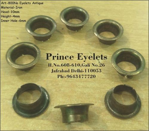 800No Antique Color Corrosion Resistant Multipurpose Round Iron Eyelets