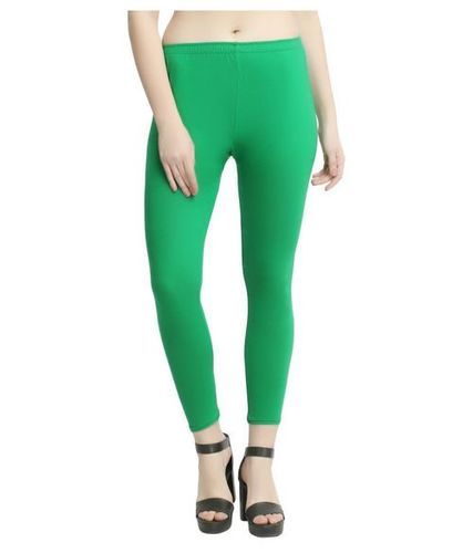 Green slime - solid color - white stripes pattern Leggings by Make it  Colorful | Society6