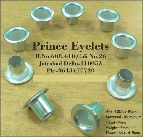 600No 9 MM Head Round Multipurpose Aluminum Eyelets For Shoes