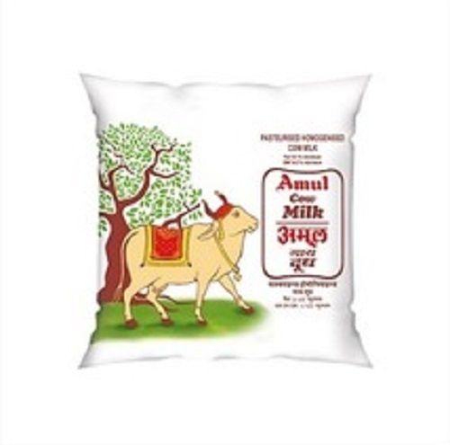 White Fresh And Pure Natural Amul Cow Milk Pack Of 1 Liter With High Nutritious Value Age Group: Adults