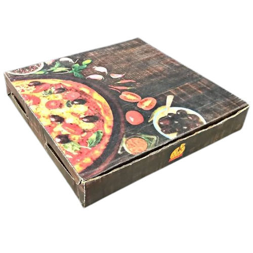 Paper 8X8 Inch Customized Printed Pizza Packaging Boxes Pack Of 100 Pieces