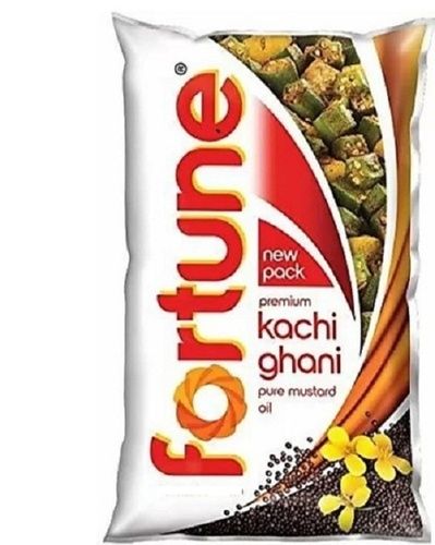 Common Fortune Premium Kachi Ghani Pure Mustard Oil For Cooking Purpose, 1 Ltr