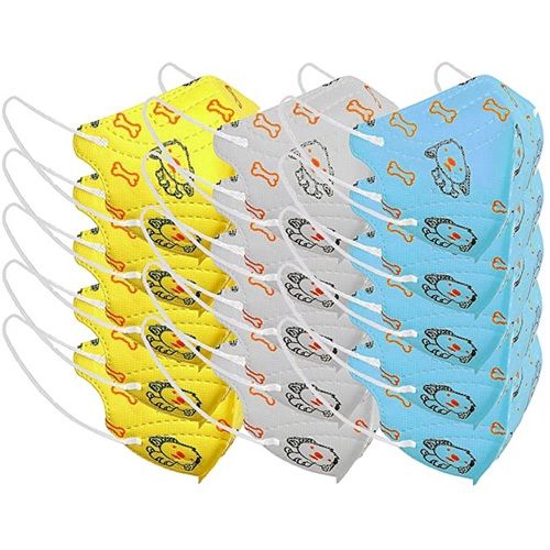 Kids Washable And Reusable Printed 6 Layer N95 Face Mask For Pollution And Dirt Protection